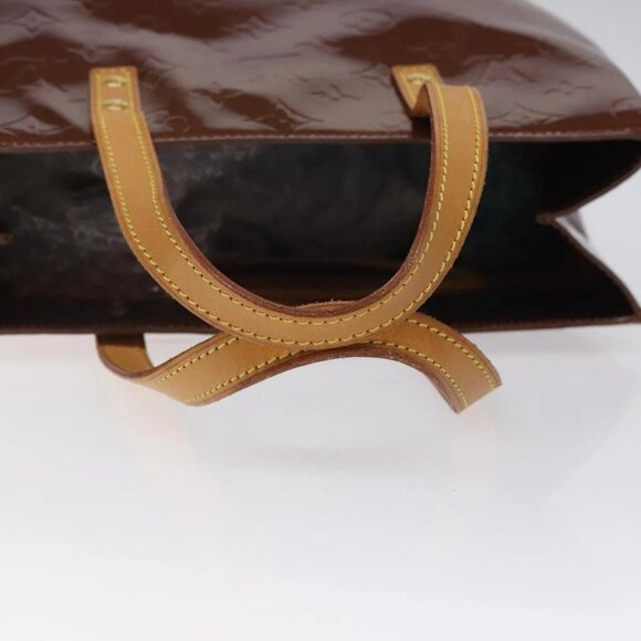 LOUIS VUITTON Monogram Vernis Reade MM Hand Bag Bronze - Picture 7 of 15